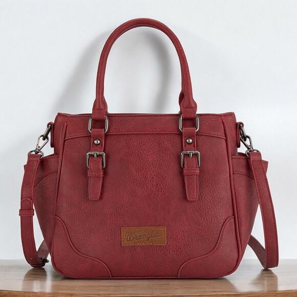 Wrangler Burgundy Carry-All Tote/Shoulder/Crossbody Bag *NEW in Package* - Picture 1 of 7